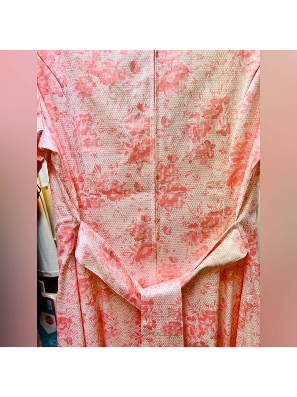 Bodyline Sweet Lolita Pink Floral OP Dress 2L Harajuku J-Fashion Kawaii 2011 New - Picture 11 of 16